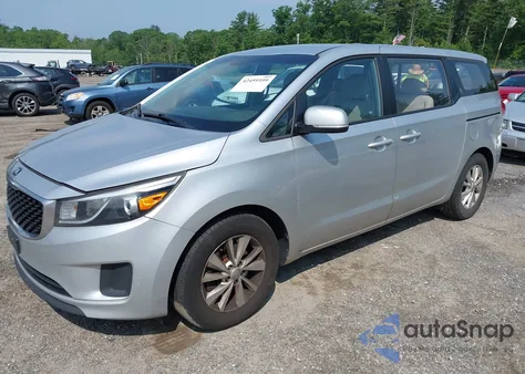 2016 Kia Sedona L from USA, damaged, VIN KNDMA5C18G6150350